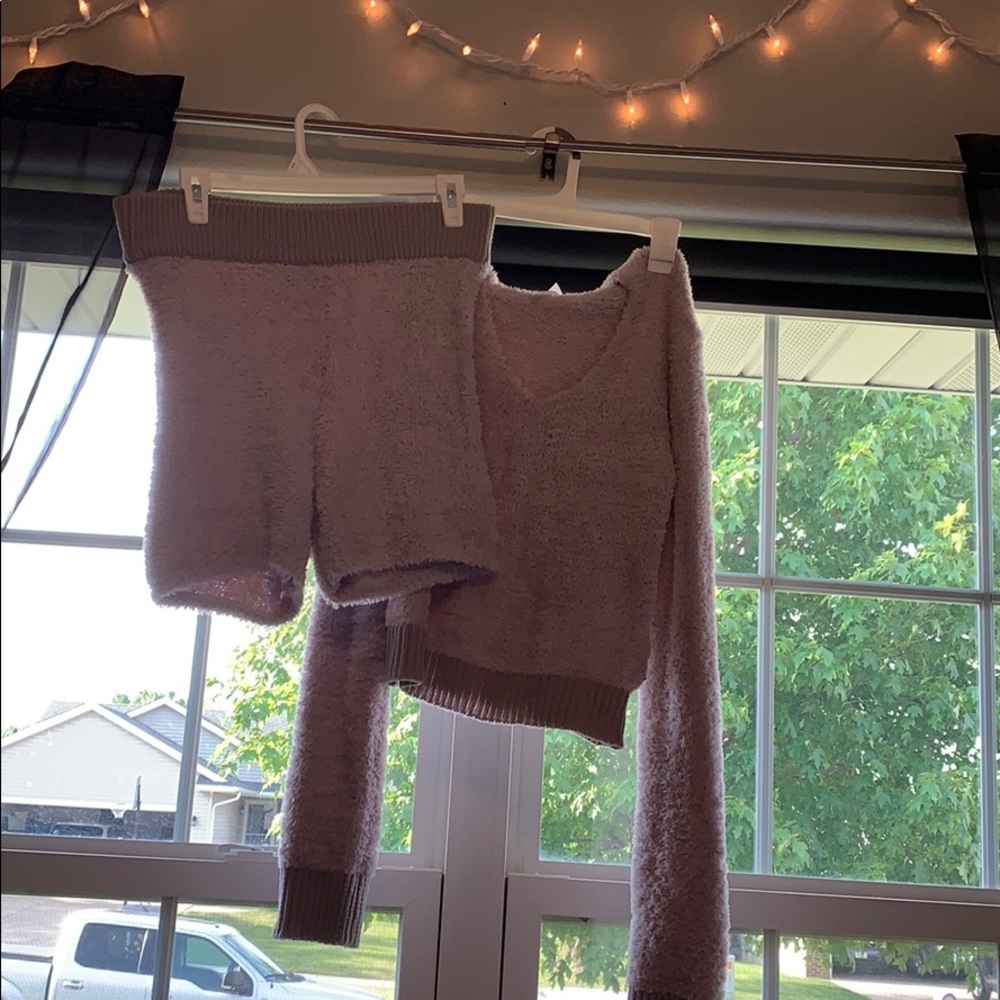 RVCA Fancy Lavender Lounge Hoodie Set